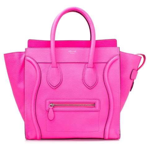 celine luggage pink|celine luggage small price.